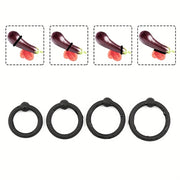 Men Silicone Penis Ring Odor-Free Elastic Cock Restraint for Couples