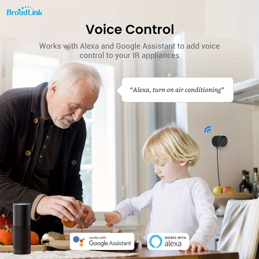 Smart IR Remote Hub for TV Air Conditioner Wi-Fi Compatible with Alexa Google Assistant IFTTT