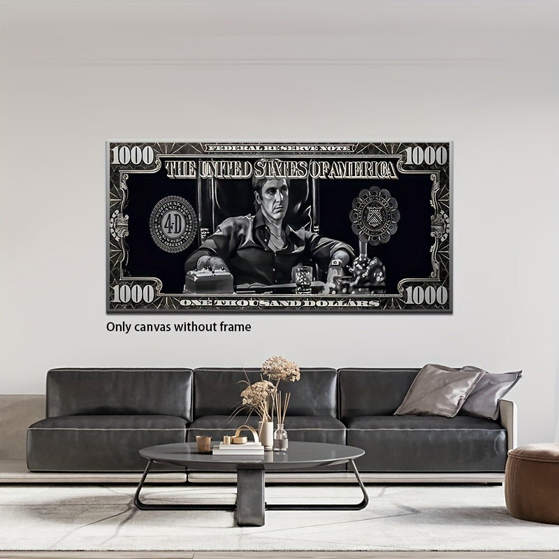 Unframed Canvas Wall Art Movie Character Art Deco Ink Poster for Living Room Bedroom Office