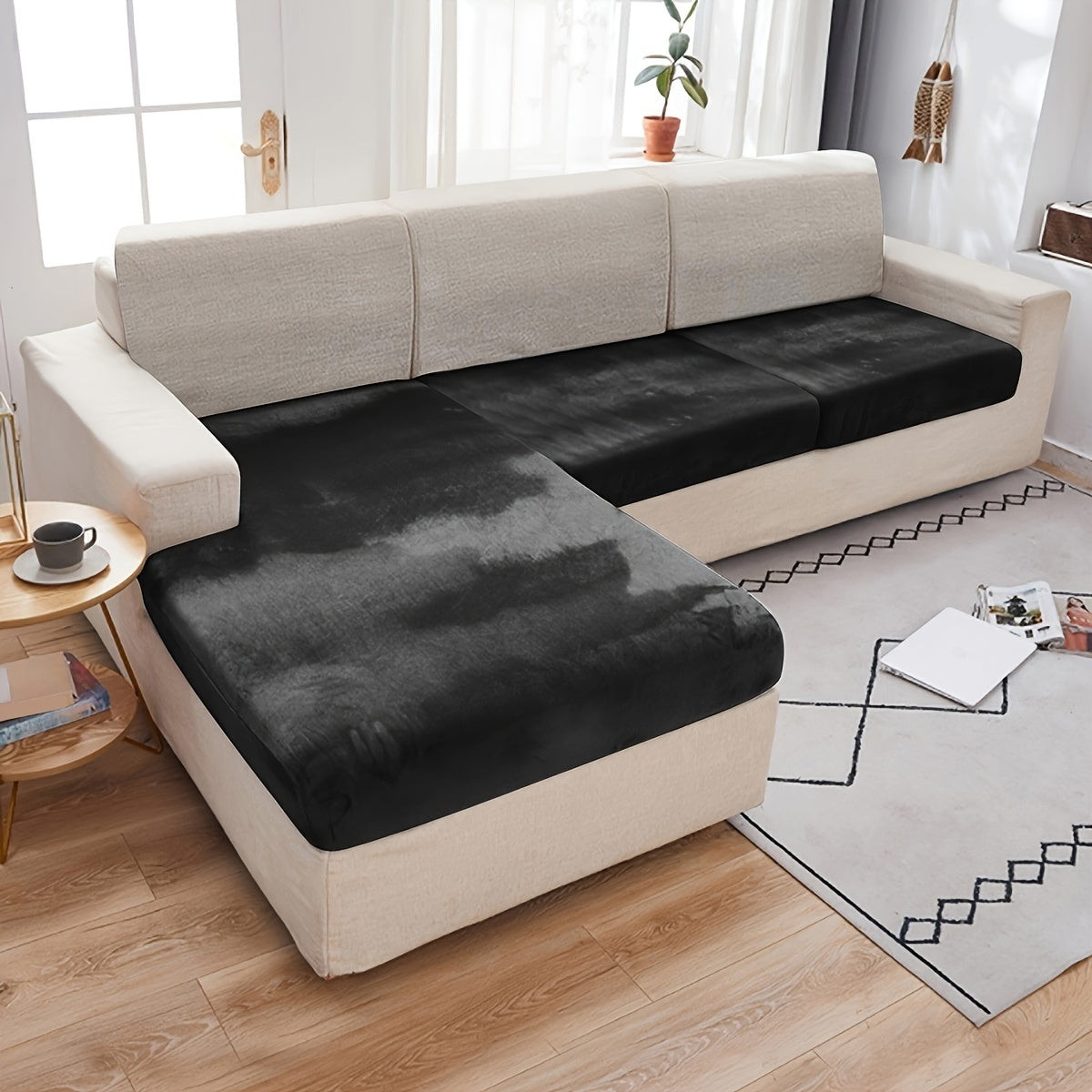 Velvet Sofa Slipcover for Home Decor Protection and Style