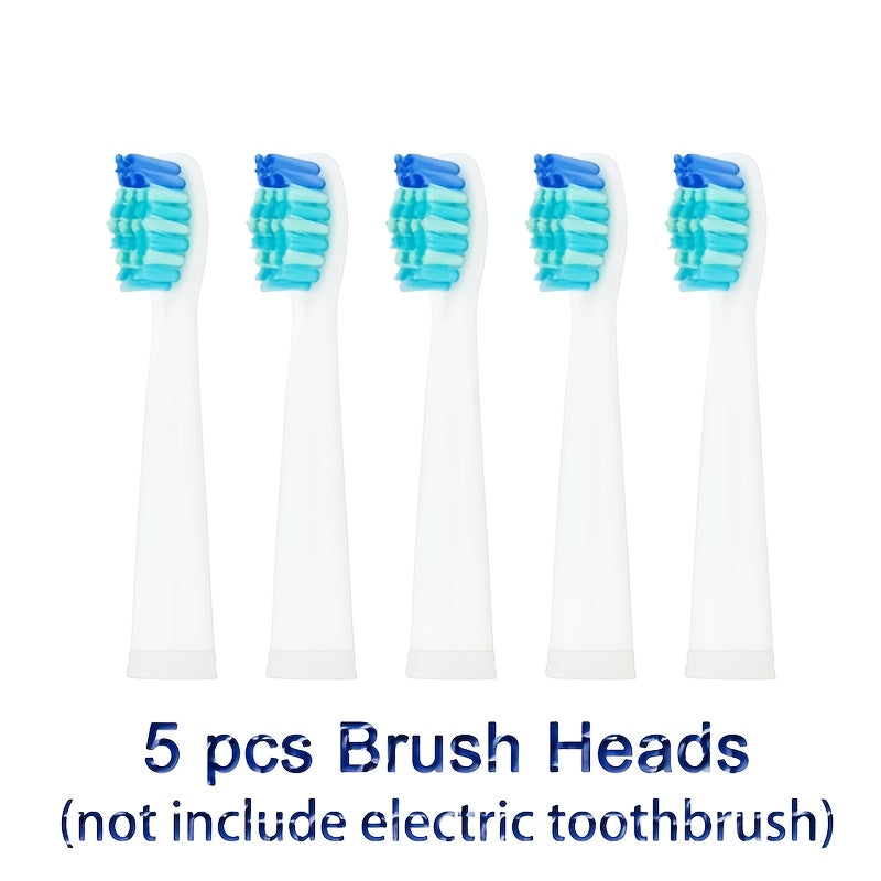 Replacement Electric Toothbrush Heads for Multiple Models Standard Size White