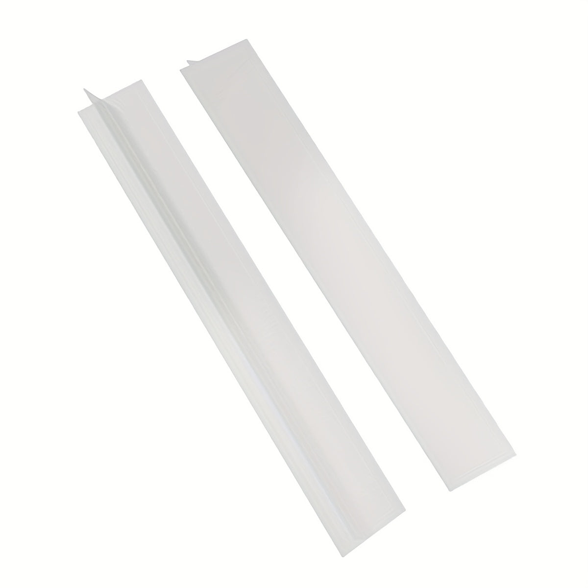 Set of 1, 2, or 4 T-Shaped Silicone Stove Gap Covers for Kitchen Counter Slit Filler in White Gray Black