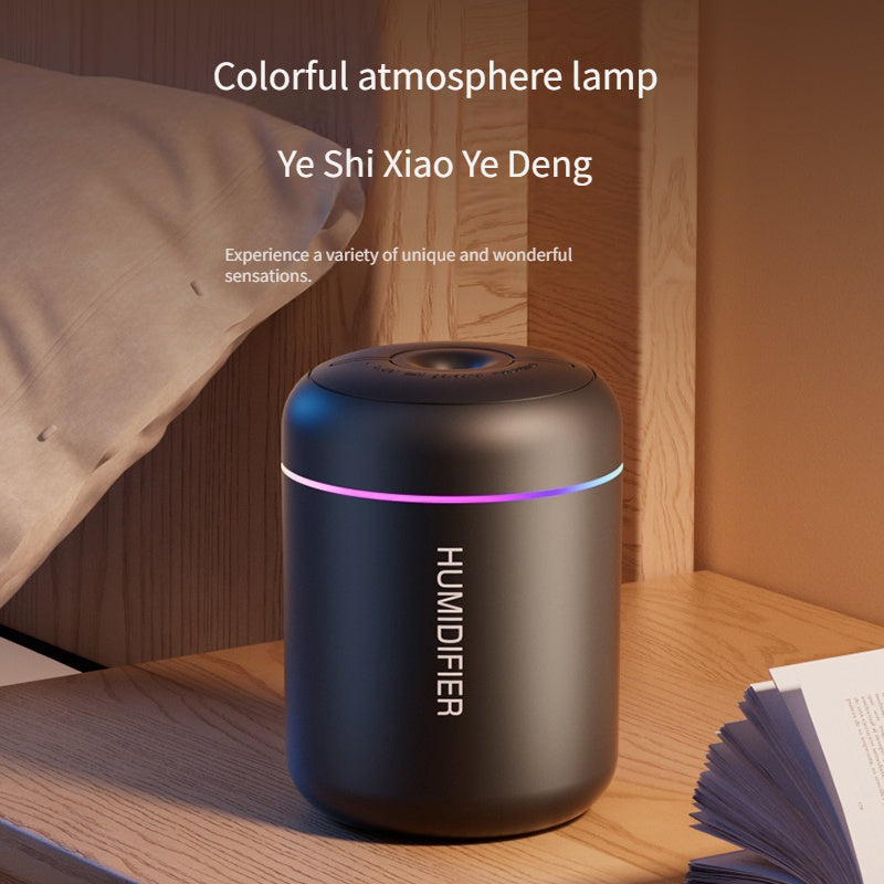 Мини-увлажнитель, красочная атмосферная лампа, большой объем, настольный кондиционер