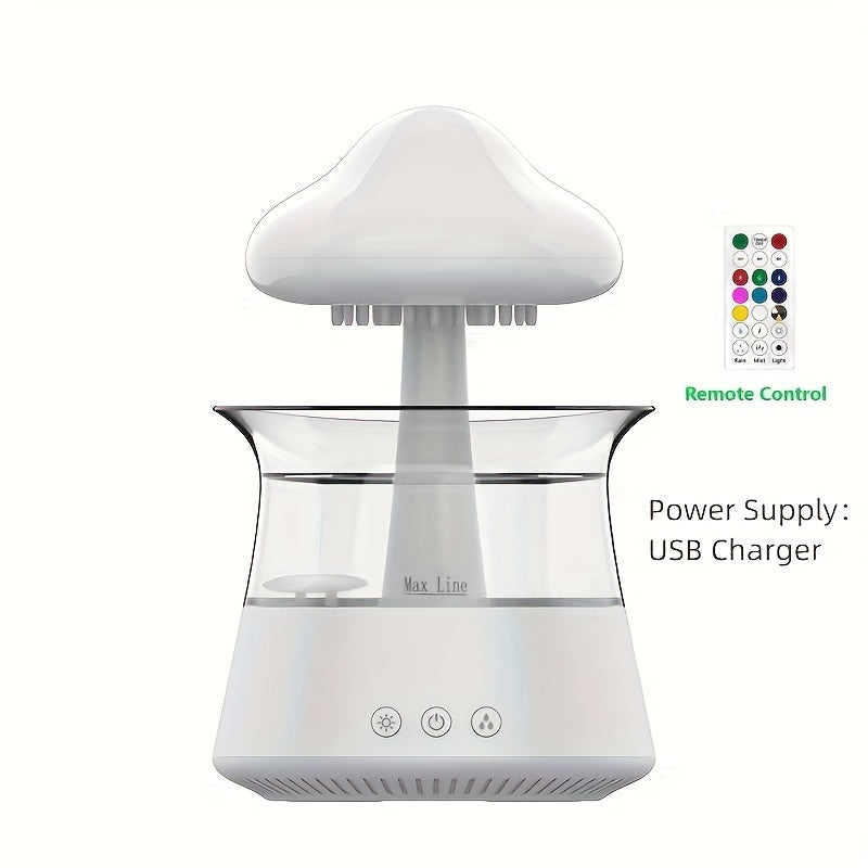 Увлажнитель воздуха Rain Lamp Essence Humidifier 300 мл, распылитель холодного тумана