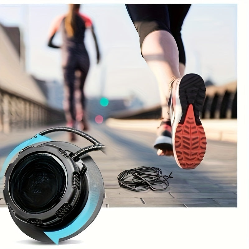 Unisex Durable Round Shoelaces with Rotating Shoe Buckles for Hiking and Sneakers