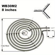 4pcs Stove Burner Replacement Kit 2 WB30M1 15.24cm 2 WB30M2 20.32cm Durable Metal