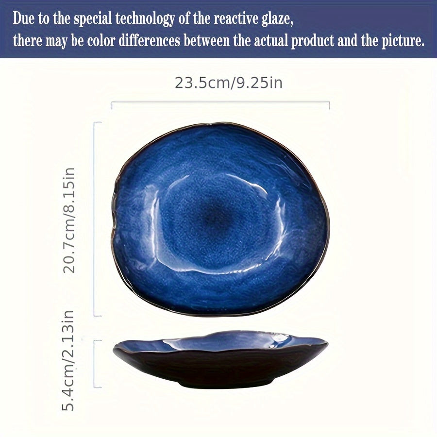 Irregular Ceramic Tableware for Hotels and Restaurants for Sushi and Steak Serving