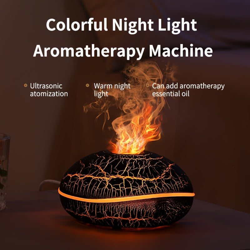 Unisex Aromatherapy Air Humidifier with LED Lights and Auto Shut-Off
