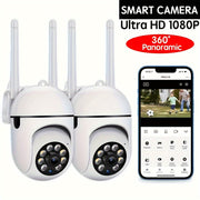 Wireless 1080P HD PTZ Security Camera with Auto-Tracking Night Vision and Two-Way Audio