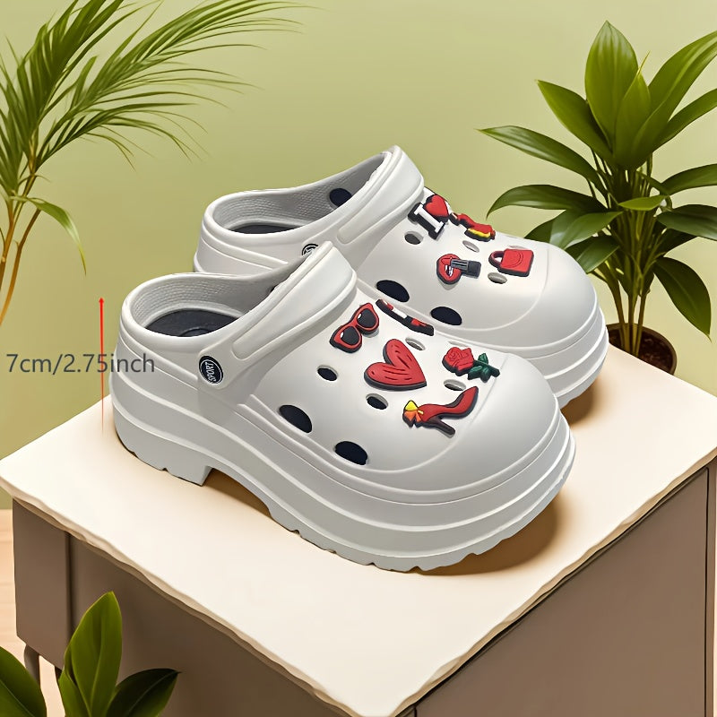 Women's Platform Sandals Cushioned EVA Soles Open-Toe Summer Shoes