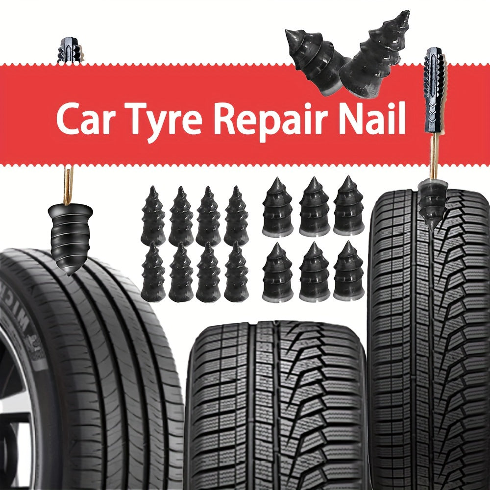 Car Tire Repair Tools Rubber Nails Wheel Repair Screws Kit