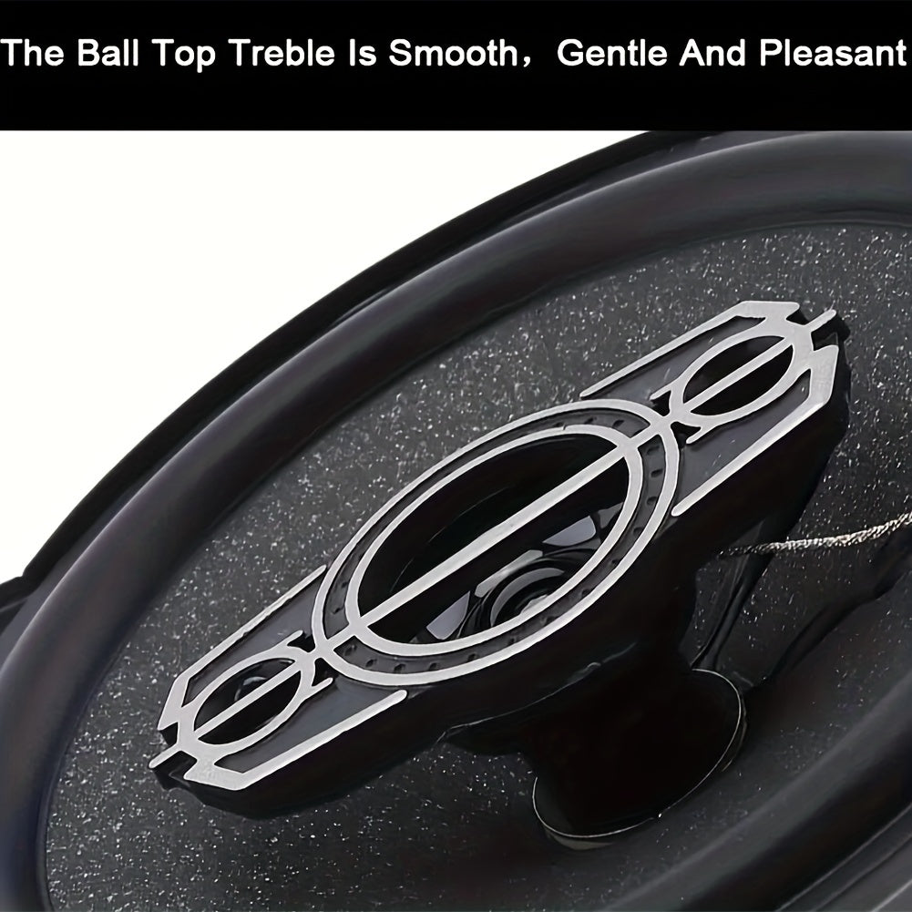 10.16 cm 220W 4-Way Car Coaxial Speakers with Dust Cover and Audio Cable