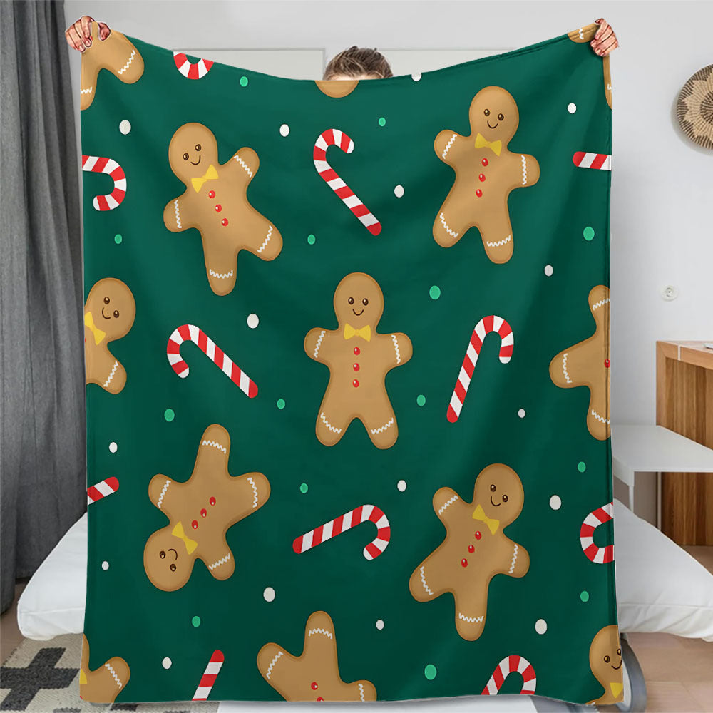 Warm Flannel Throw Blanket for Adults Soft Cozy Cuddle Bed Couch Camping Travel