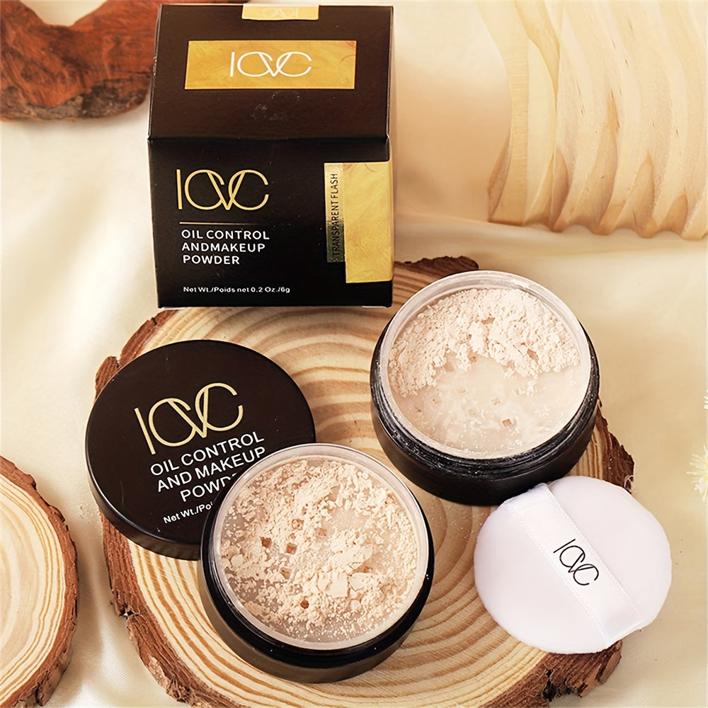 Loose Powder for Women Oil Control Brightening Light Coverage Suitable for All Skin Types