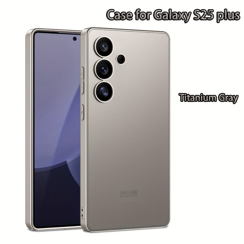 Samsung Galaxy S25 seriyali mobil telefon qopqog'i, himoya uchun mustahkam rang, to'liq qoplovli muzlatilgan qattiq qobiq. Asl rangdagi ultra-ingichka dizayn, izlar yo'q.