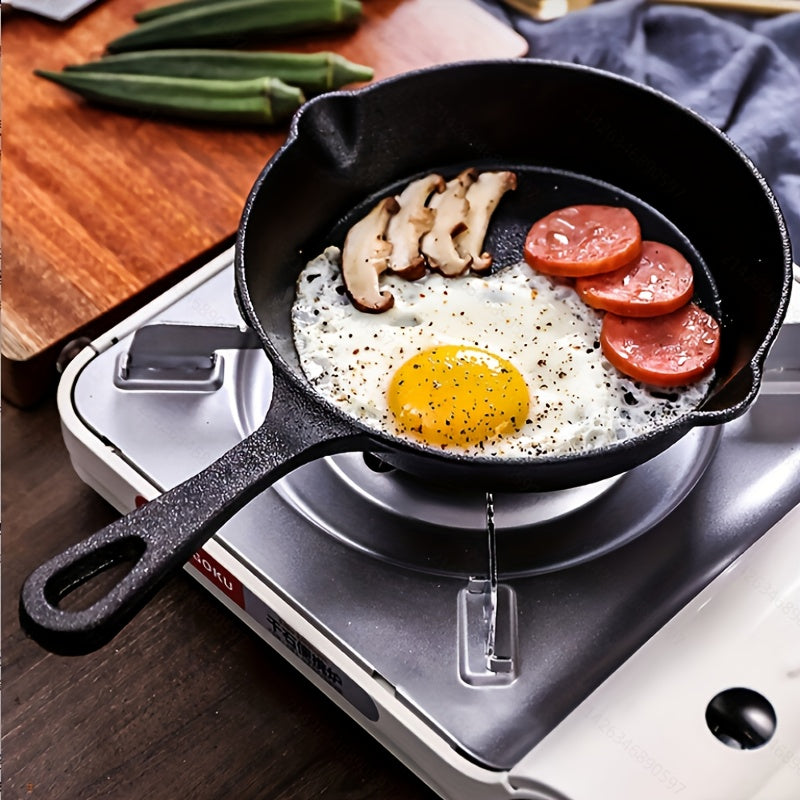 Cast Iron Skillet Set Non-Stick Oven Safe Durable for Home Cooking