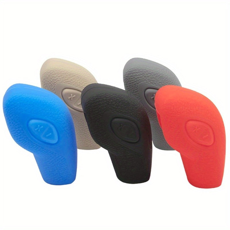 Cubierta de pomo de cambio de engranajes de silicona universal duradera y pulida que se ajusta a la mayoría de vehículos