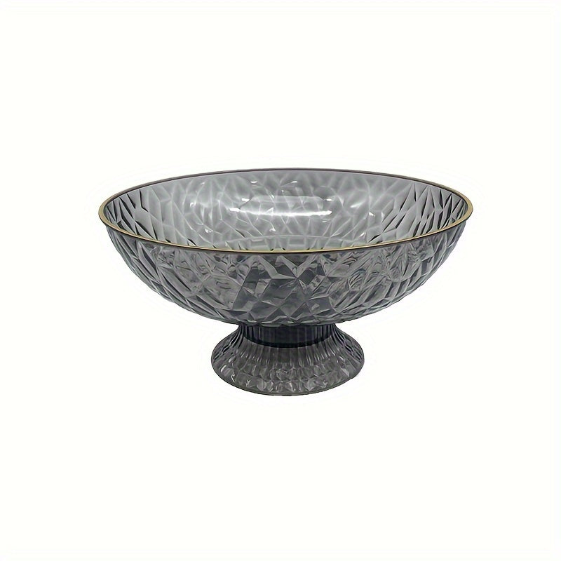 cesta de fruta de plástico con orificios de drenaje para frutas y verduras, cuenco decorativo para frutas secas y caramelos