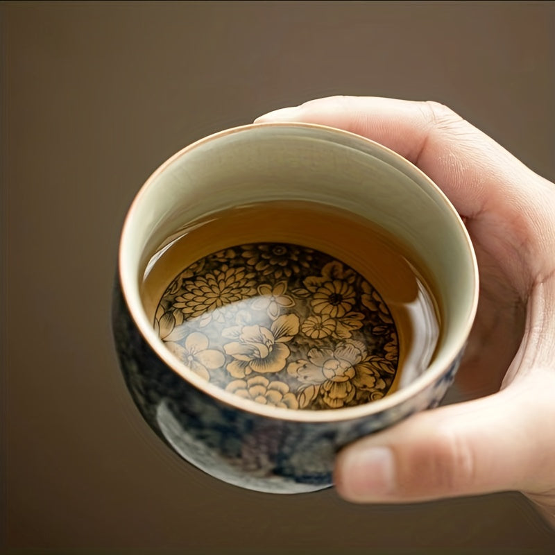 High-Quality Ru Kiln Master Cup for Tea and Matcha Drinking at Home