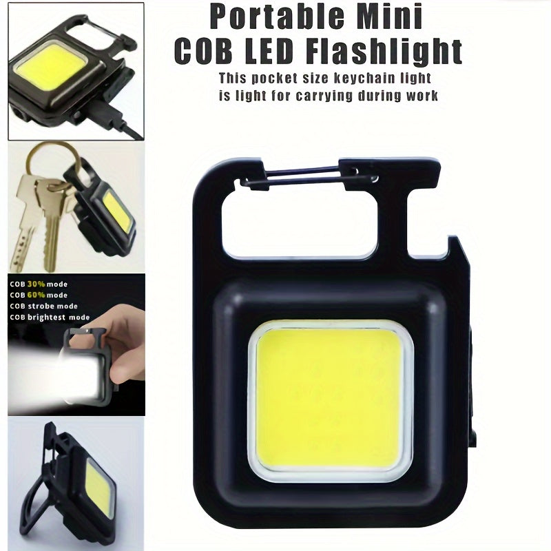 Luz LED de bolsillo para coche, interior, recargable, luz de trabajo portátil