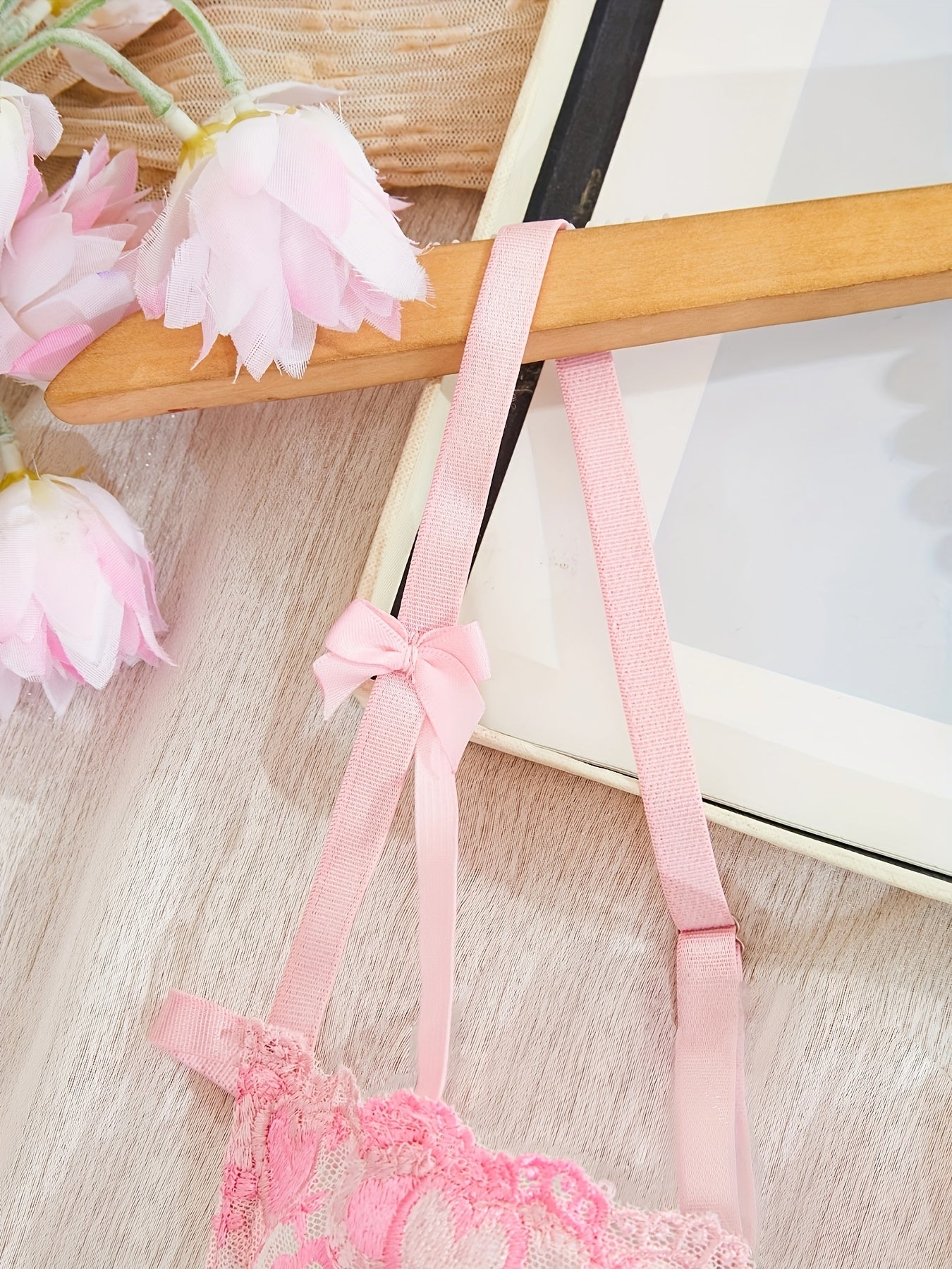 Women’s Embroidered Bowknot Lingerie Sexy European Style