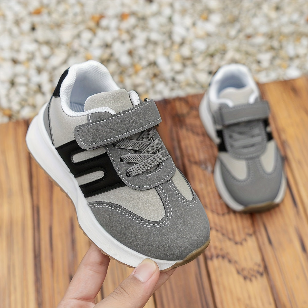 Kids Boys Girls Low Top Sneakers Non-Slip Soft Bottom Casual Spring Fall