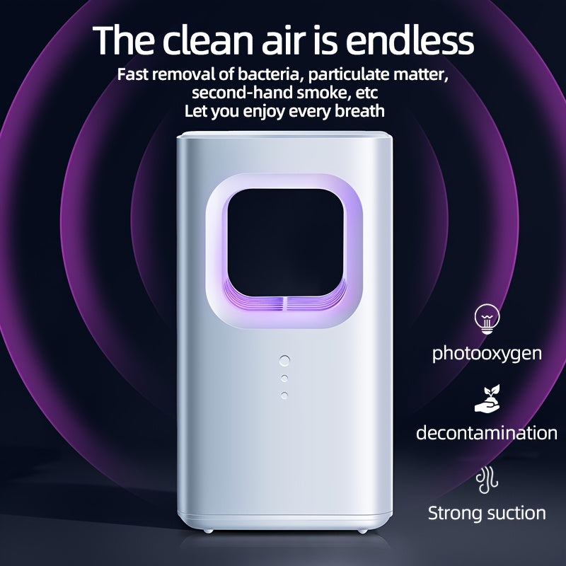 USB bilan quvvatlanadigan G1 Air Purifier: yotoq xonasi, oshxona va mehmonxonadagi hidi yo'q qiladi.