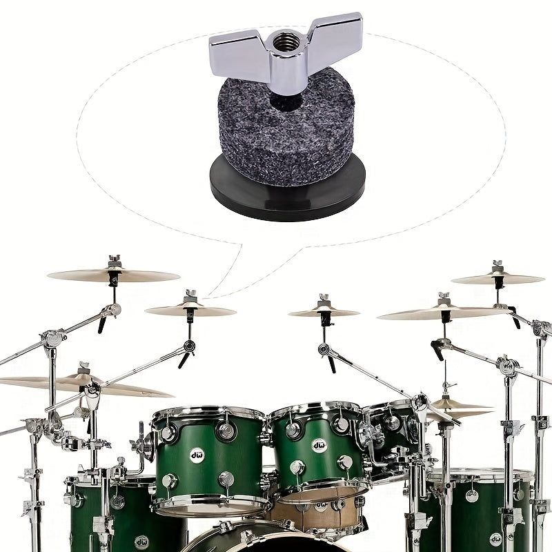23-Piece Drum Kit with Alloy Hardware Non-Slip Felt Pads Manual Operation