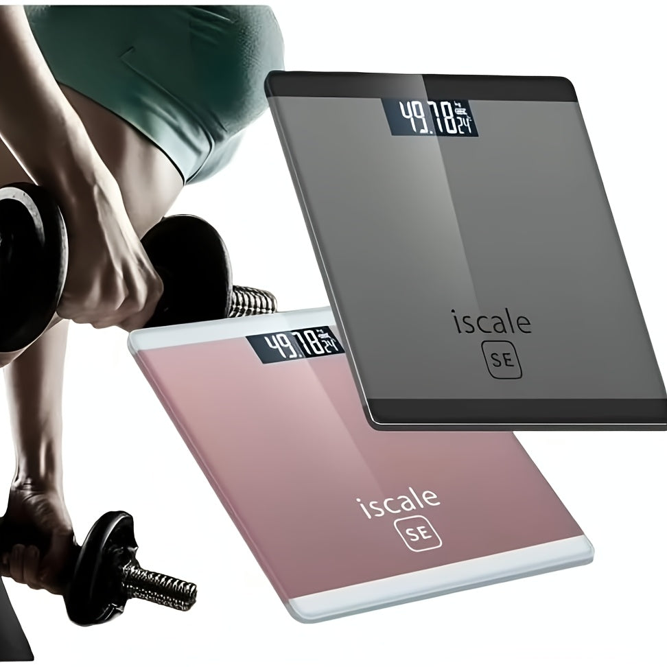 Mini Smart Digital Bathroom Scale Black Pink Battery Operated Max 36V