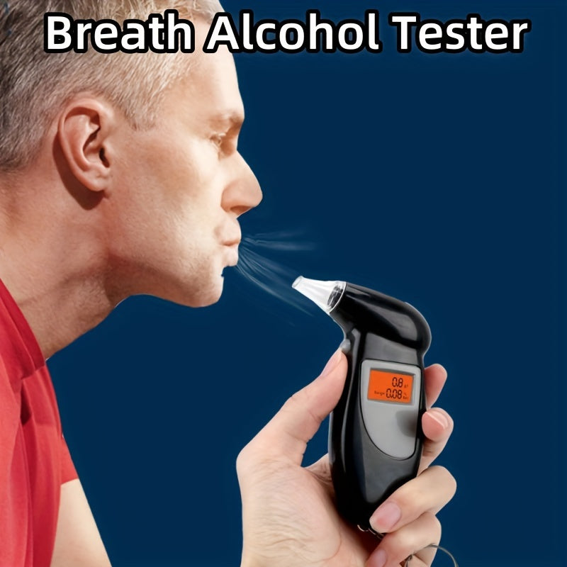 Portable Digital Breathalyzer for Personal and Vehicle Use Battery Powered Alcohol Tester
