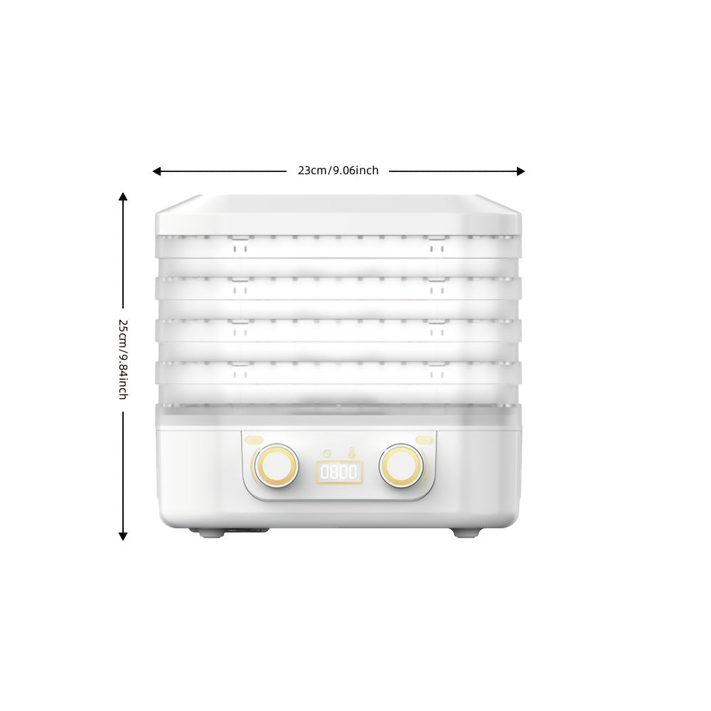 220V Evropa Standart Plugi, Energiya Tejamkor 4-Qavatli Havo Quruqchisi, Oziq-ovqat Quritish uchun, Moslashuvchan Harorat Boshqaruvi, Oshxona uchun Zarur
