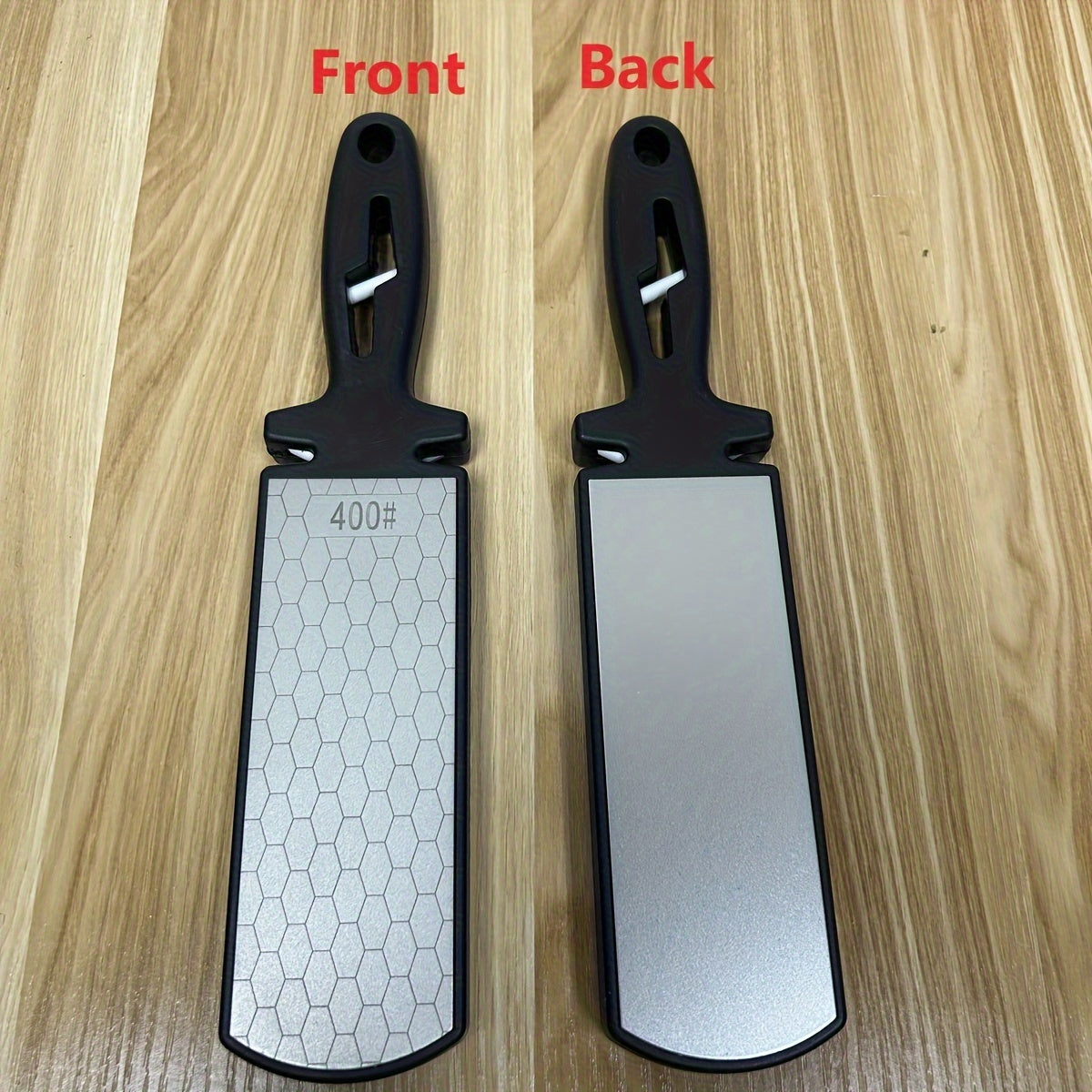 5-in-1 Diamond Knife and Scissor Sharpener with Ceramic Rod and Honeycomb Surface