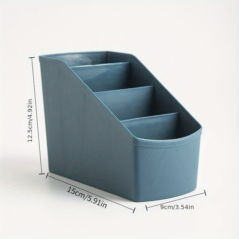 Kosmetika, masofadan boshqarish pultlari va boshqa narsalar uchun ko'p funksiyali stol tashkilotchisi - ofis va uyda, shuningdek, lager sayohatlari uchun ideal.