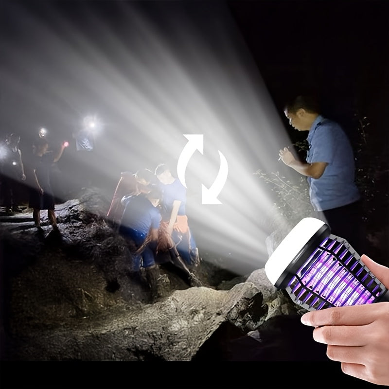 Outdoor LED Mosquito Trap Lantern USB Rechargeable Electric Insect Catcher