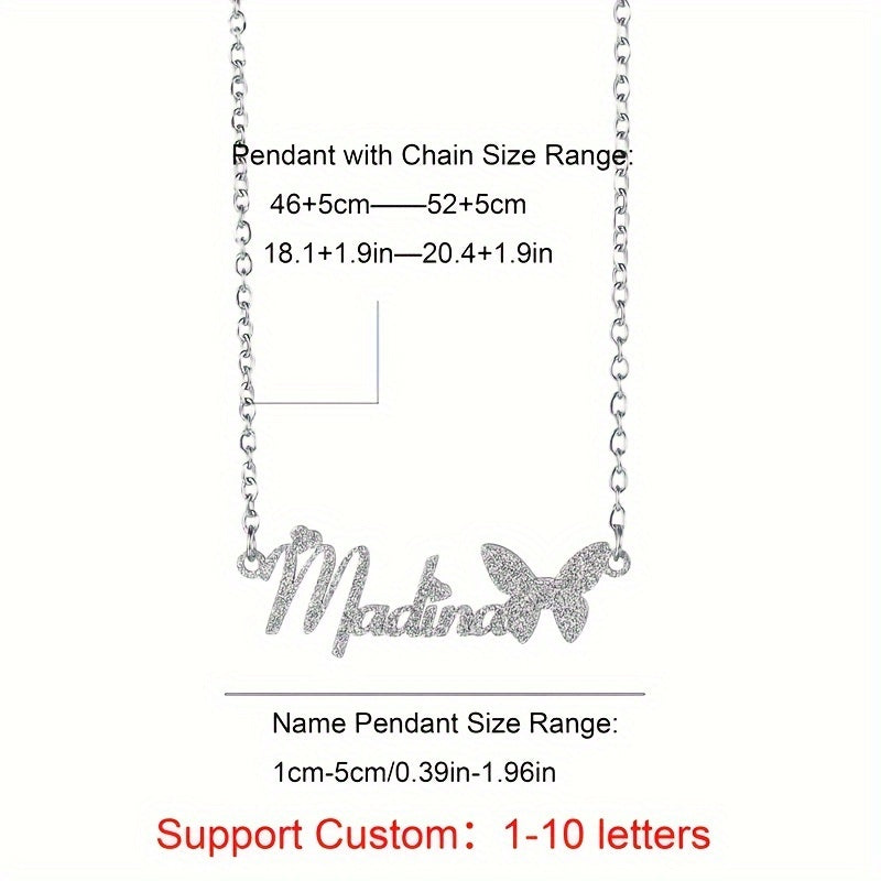 Qushchali nomli taqinchoq, zanglamaydigan po'latdan, mat, shaxsiy zargarlik buyumlari, tug'ilgan kunlar va maxsus tadbirlar uchun