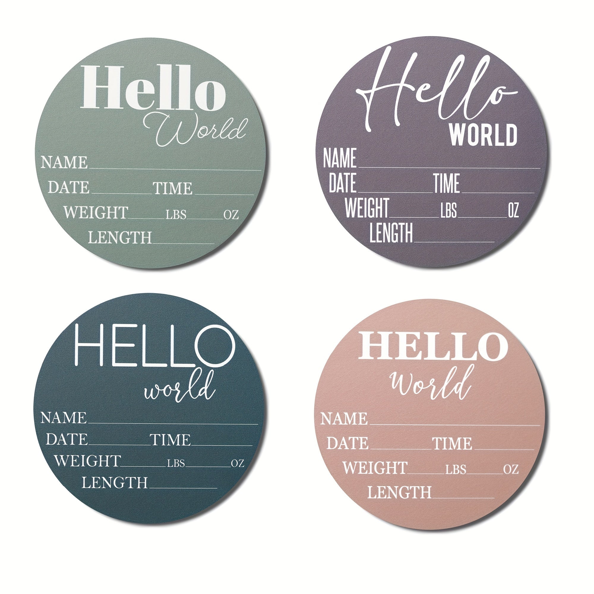 Доска для объявления о рождении с высоким разрешением, напечатанная на дереве натурального цвета, идеальный памятный подарок.