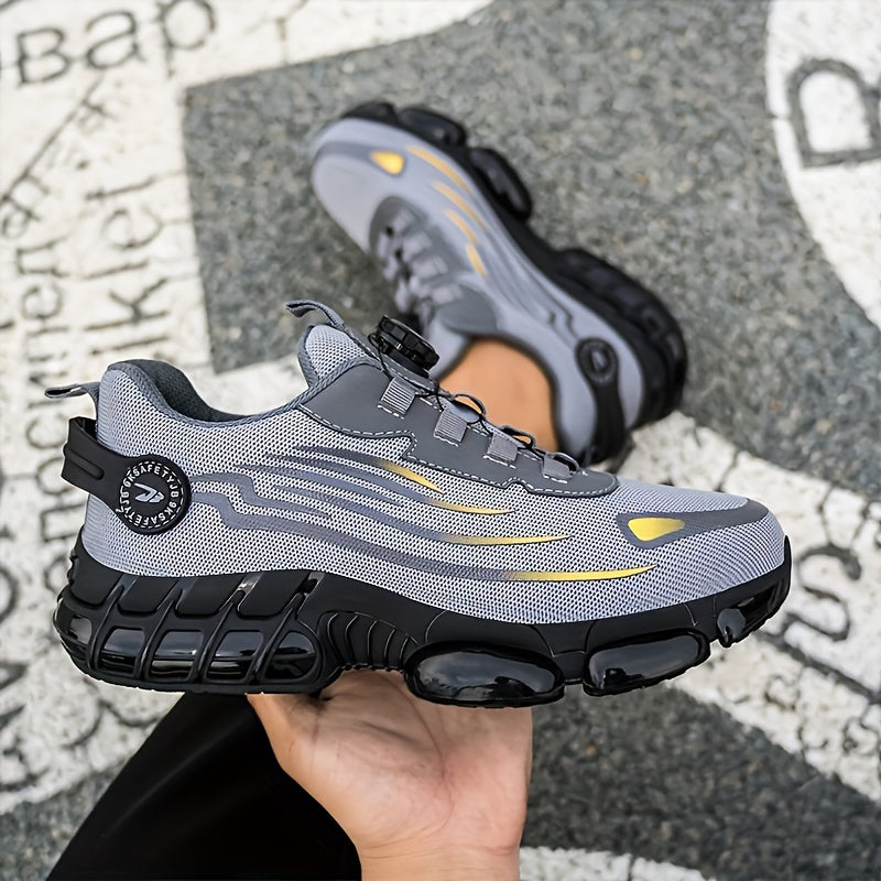 Men's Safety Work Shoes Steel Toe Puncture Protection Breathable Non-Slip Casual Outdoor