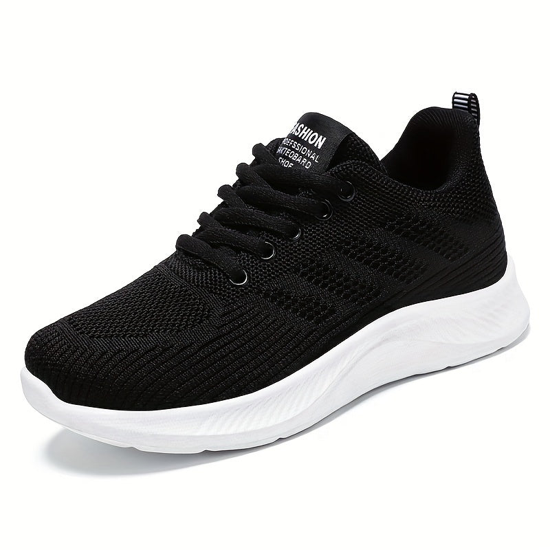 Ayollar uchun nafas oladigan tarmoq yugurish poyabzali yengil sport shosse qora pushti