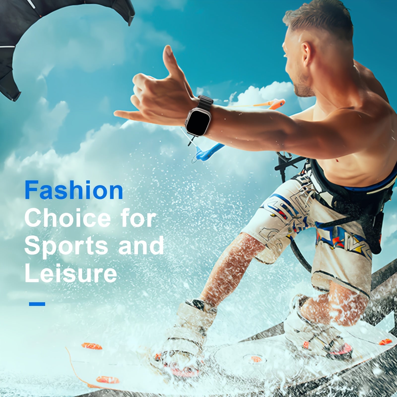 Silicone Sport Band for Apple Watch Ultra Series Waterproof Breathable Compatible with 45mm 46mm 44mm 42mm 49mm Men Women