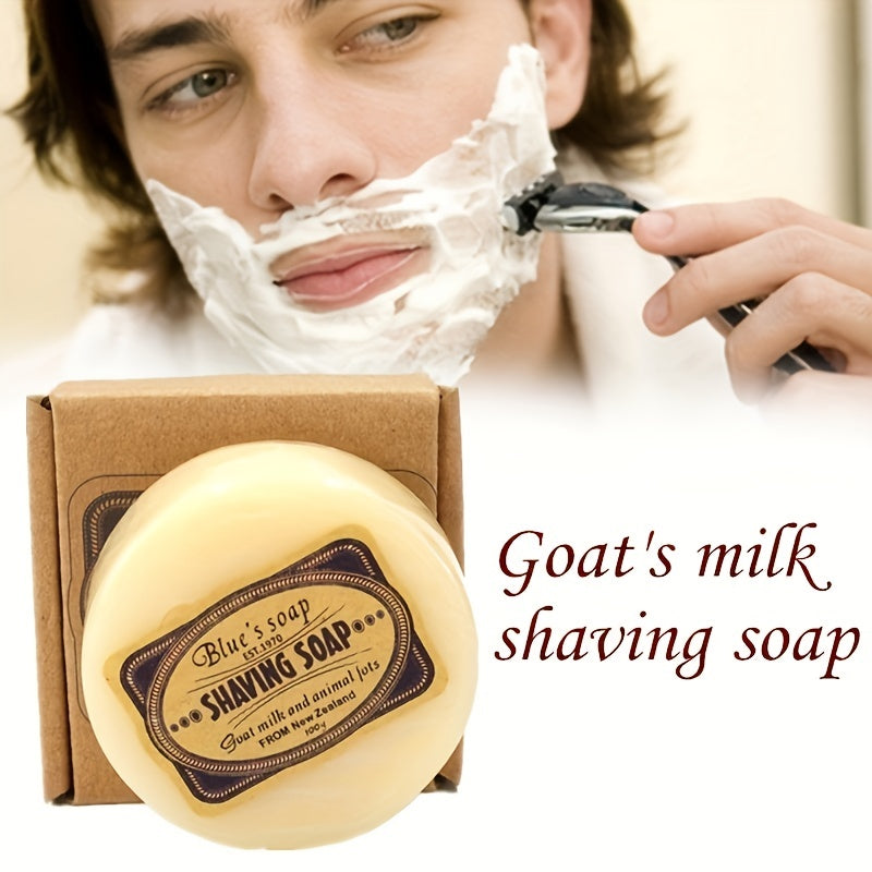 Мужской увлажняющий пена для бритья из козьего молока для бороды и усов, всех типов кожи