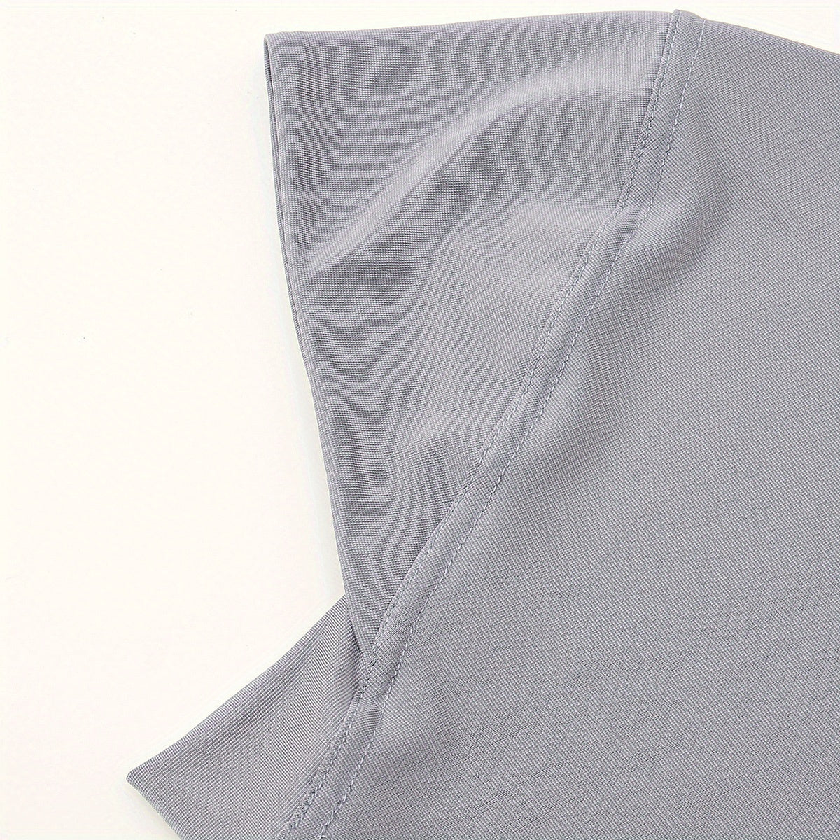 Elegant Polyester Hijab Set for Women Solid Color Yarn-Dyed Windproof Breathable Outdoor