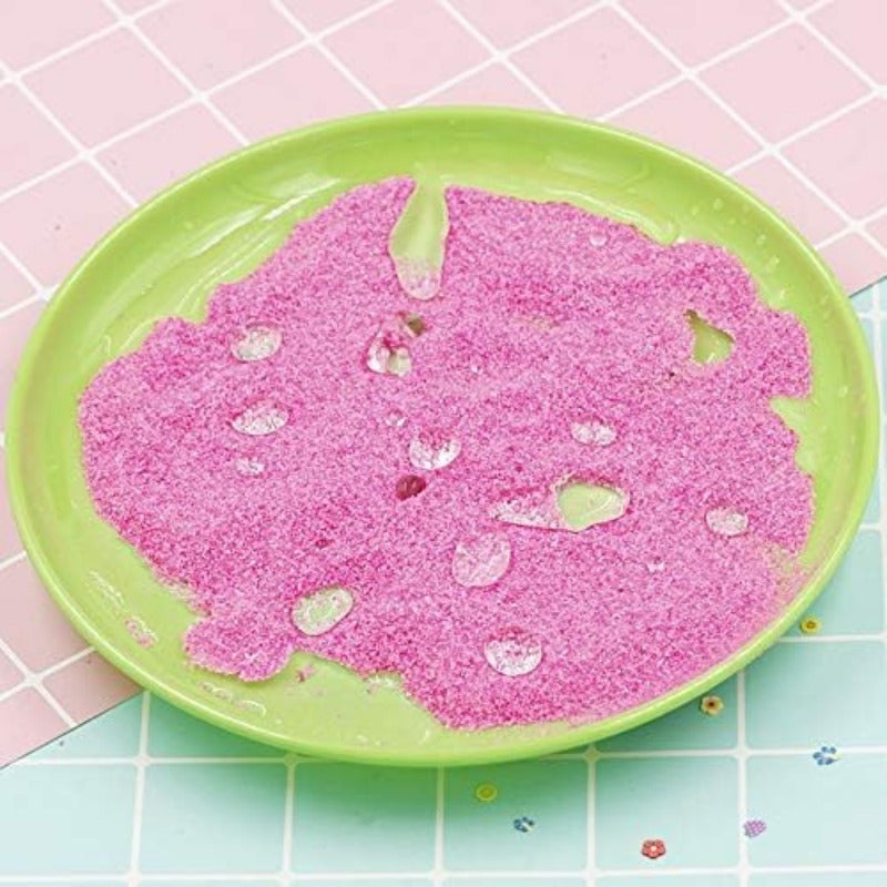 Hydrophobic Colored Sand Play Toys for Ages 14 Plus in 6 Mixed Colors
