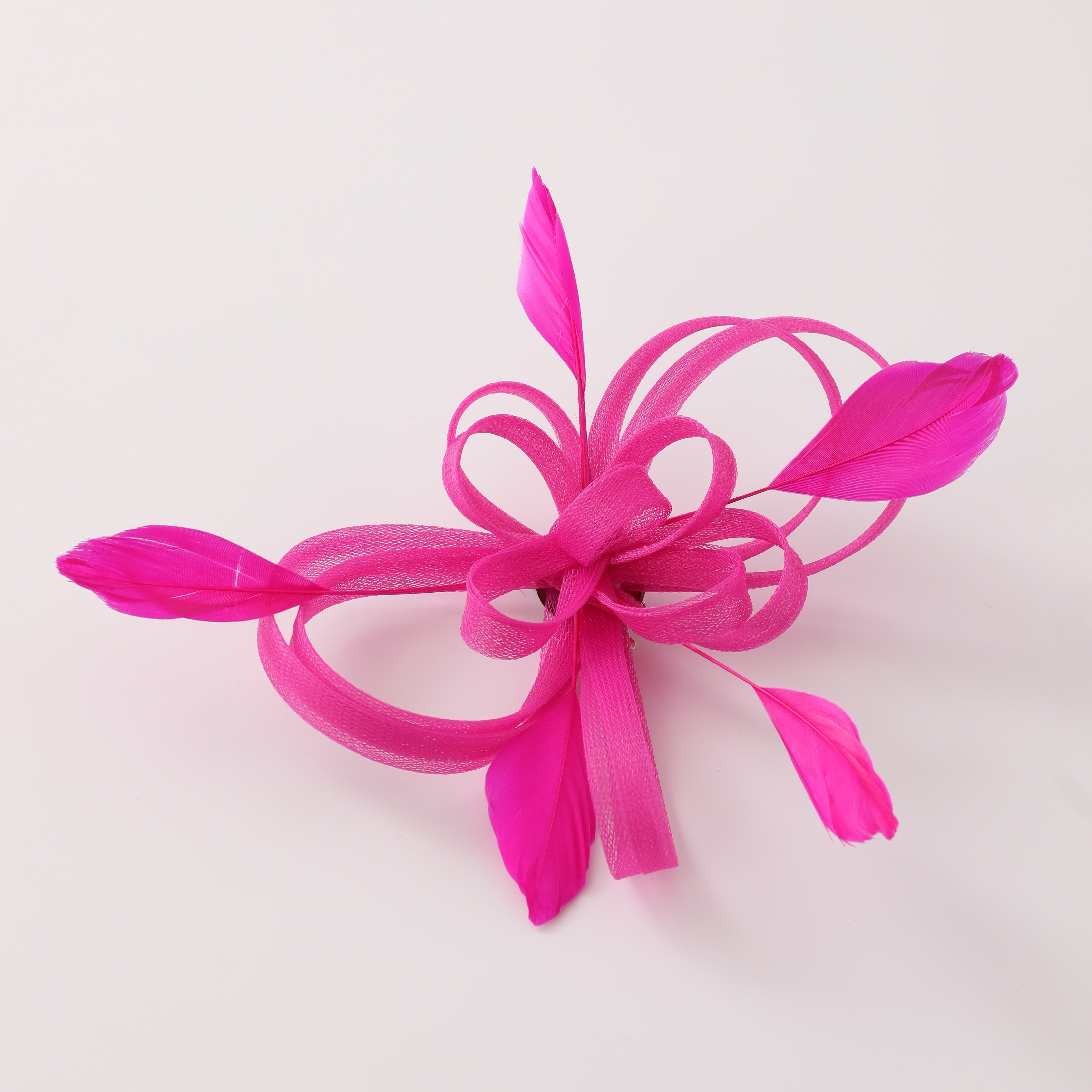 Sombrero de estilo vintage con fascinator para mujer con velo de plumas para bodas y fiestas