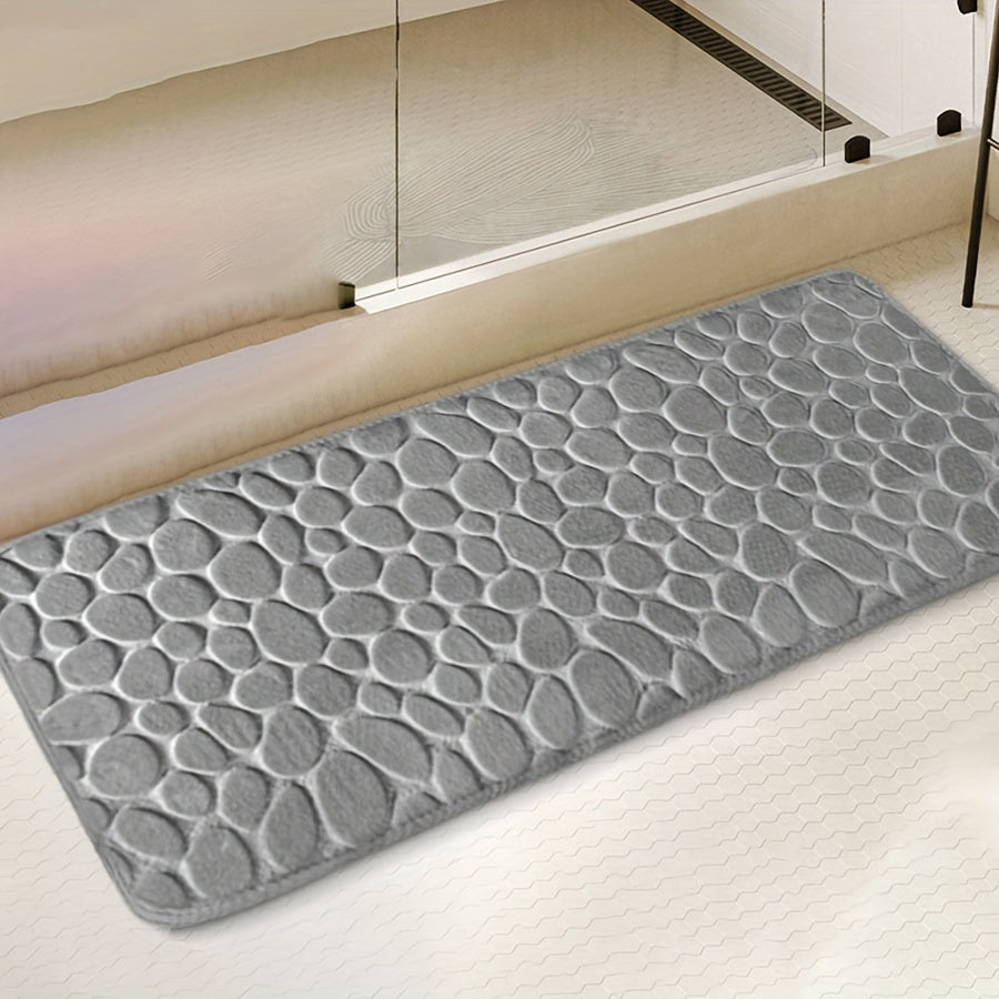 Zarif tosh naqshli poliester hammom matosi, yuqori zichlikdagi ko'pik, sirpanmaydigan to'qima dizayni. Hammom, dush, hammom bezaklari uchun juda singdiruvchi va yumshoq qulaylik.