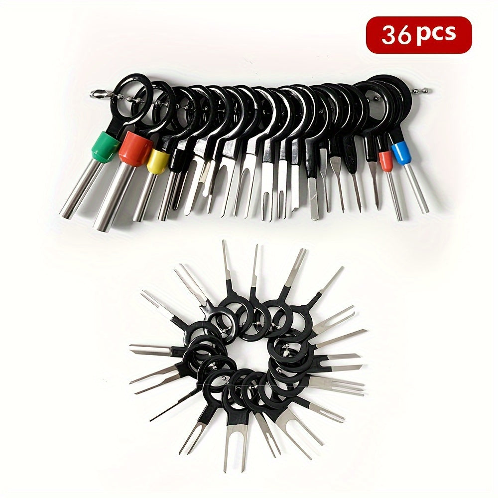 Kit de herramientas para reparación de enchufes de arnés de cables de terminal de coche para desmontaje y mantenimiento