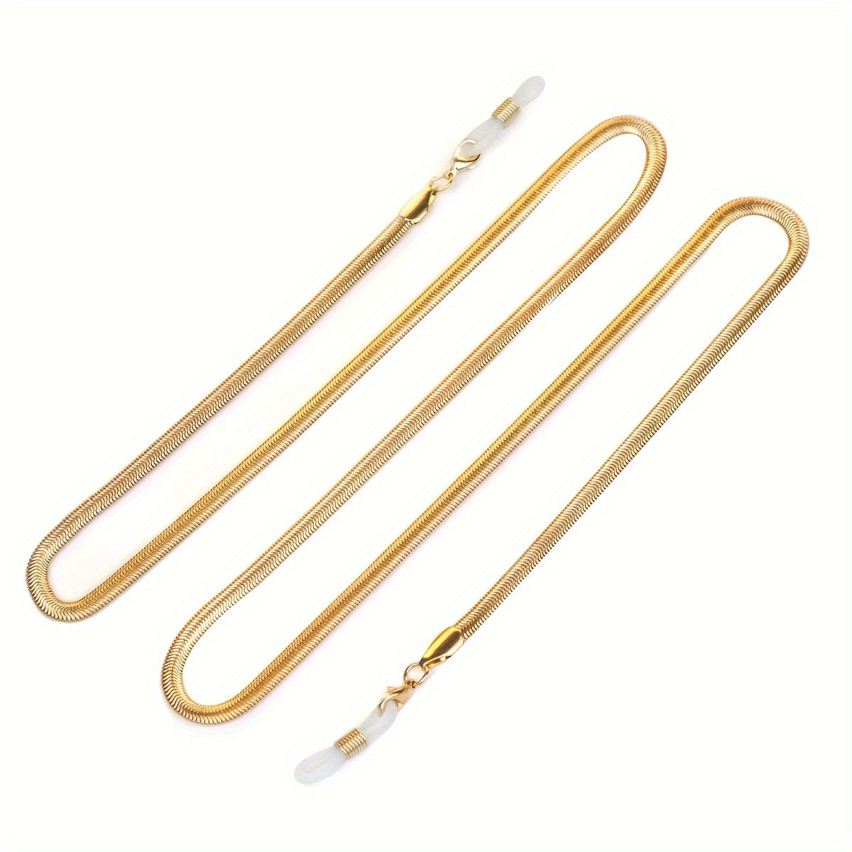 Zamonaviy Ayollar Ko'zoynaklari Uskunasi - Trendli Metall Ilon Zanjiri Ko'zoynak Lanyardi, Chic Moda Ishqibozlari Uchun Ideal Tug'ilgan Kun Hediye