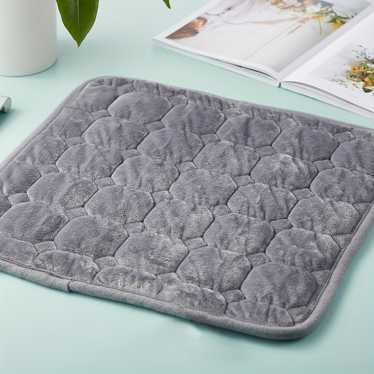 Современная однотонная подушка для стула - прочная, машинная стирка, полиэстеровая сидушка для круглогодичного использования, многофункциональный домашний акцент