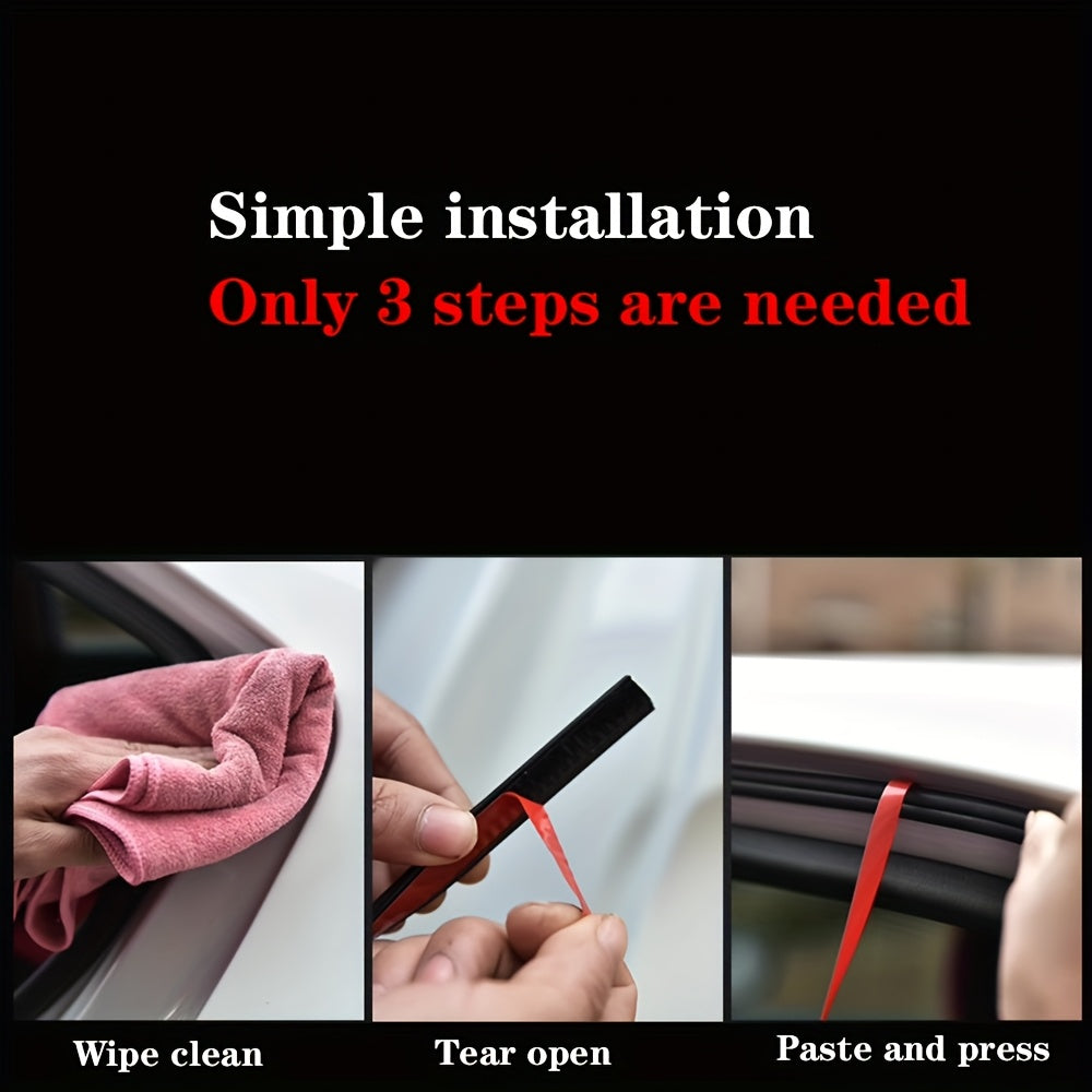Universal Car Sealing Strip Double-Layer Waterproof Noise Reduction Door Edge Guard