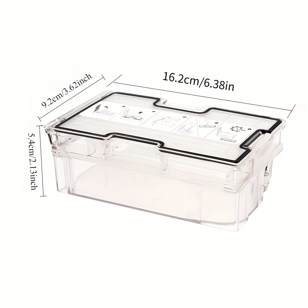 Replacement Dust Collection Box for Roborock S8 S8 Plus S8 Pro Ultra Vacuum Cleaner Plastic Transparent