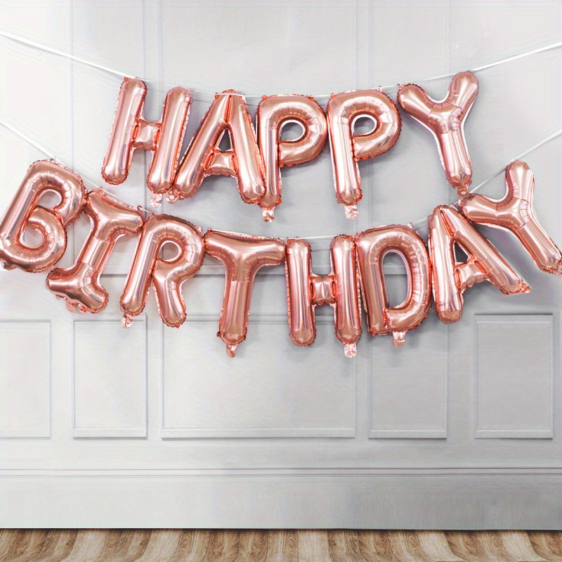 13-Piece Happy Birthday Letter Kit for Party Decorations 16-Inch